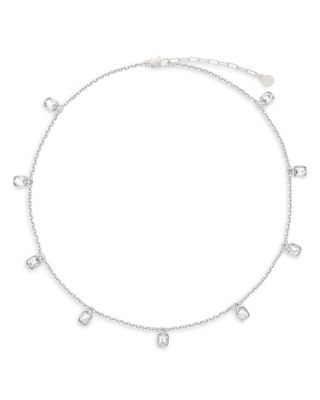 Stone Deco Charm Necklace, 16"-19" 