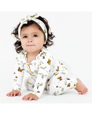 Unisex Monarch Butterfly Bamboo Convertible Footie - Baby