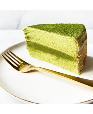 Pandan Matcha Mille Crepe Cake