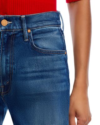 The Lasso Sneak High Rise Jeans in Bunny Hop