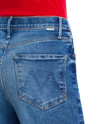 The Maven High Rise Ankle Wide Leg Fray Jeans in Bitchin