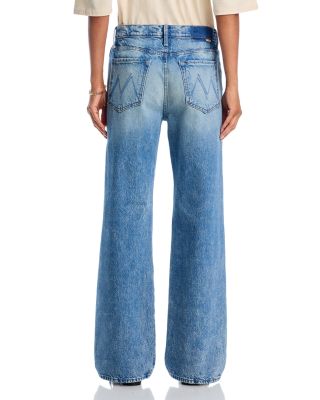 The Dodger High Rise Button Sneak Jeans in Wipeout