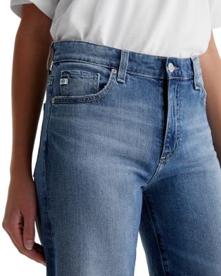 Saige Wide Leg Crop Jeans in Bell Canyon