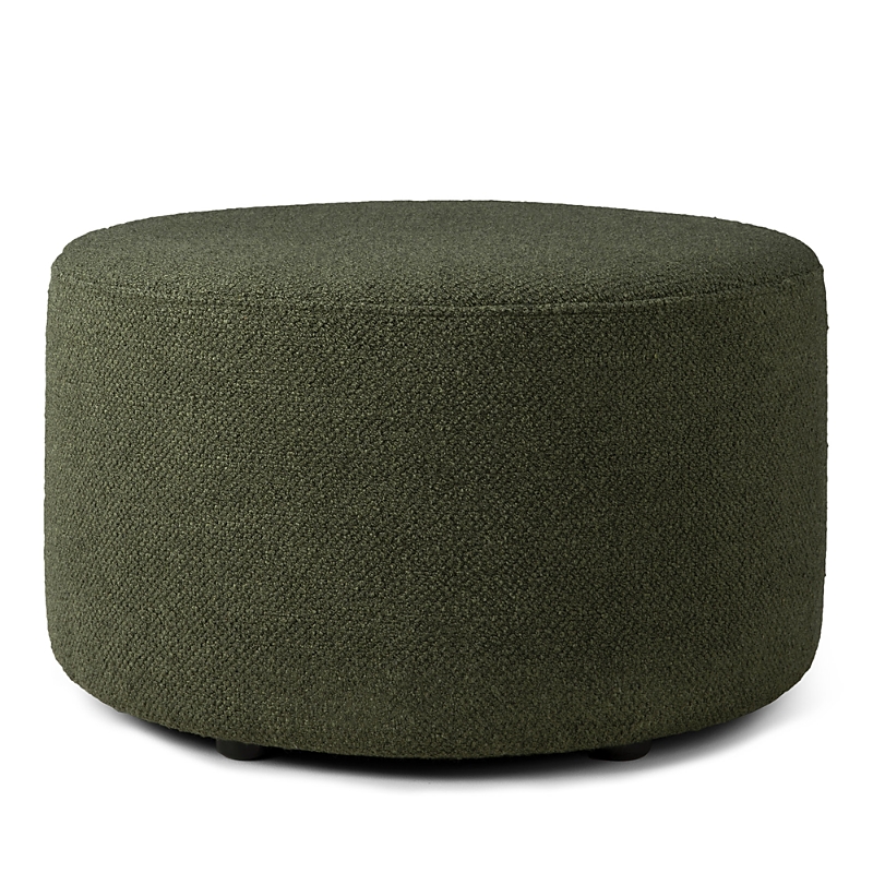 Ethnicraft Barrow Pouf, Large In Pine Green