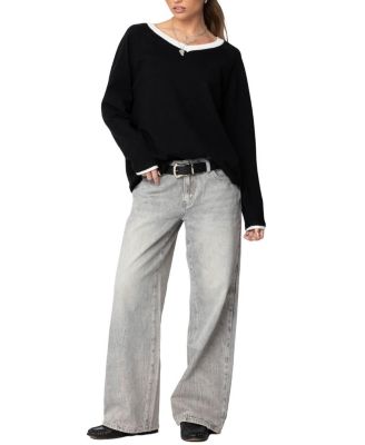  Magda Low Rise Acid Wash Jeans