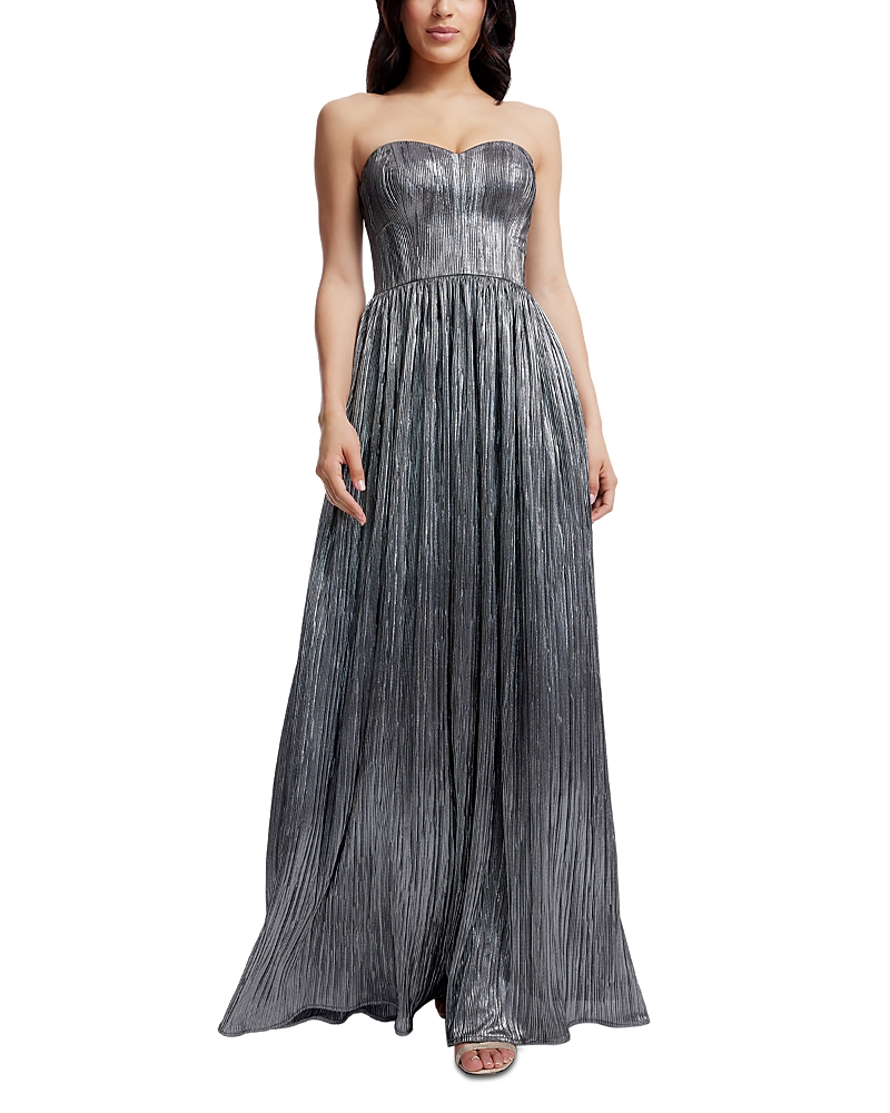 Dress the Population Audrina Plisse Maxi Gown