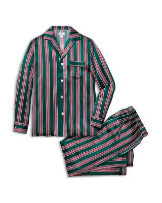 Lancaster Silk Stripe Pajama Set