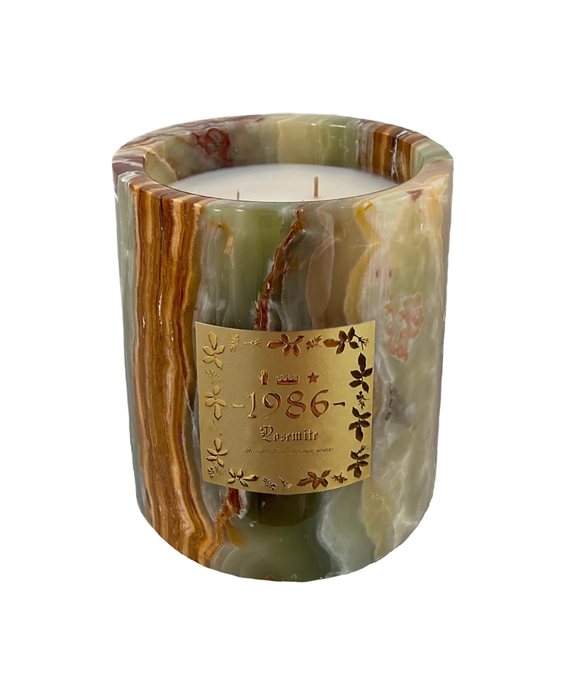 1986 Green Onyx Yosemite Candle, 30 Oz. In Green Onyx