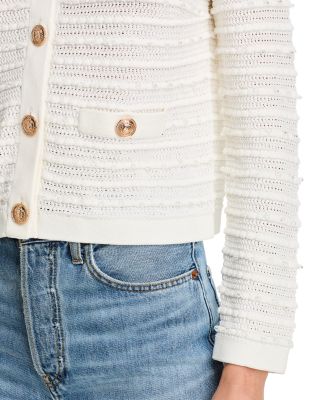 Beaded Textured Cardigan Jacket