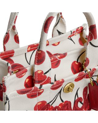 COACH Cargo Tote Bag 20 with Cherry Print | Bloomingdale's