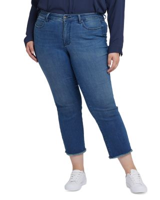 NYDJ Plus - Marilyn High Rise Straight Ankle Jeans in Blue Ridge