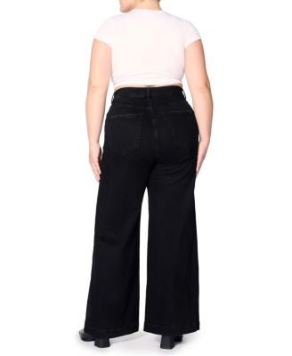 NCE Plus Wide Leg Jean in Inkwell