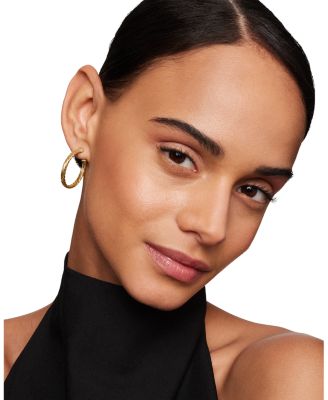 Cablespira&reg; Hoop Earrings in 18K Yellow Gold, 1in