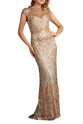 Tadashi Shoji - Miranda Sequin Embroidered Gown