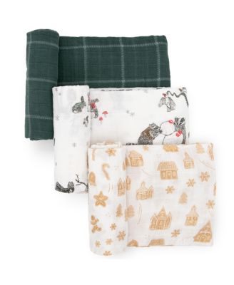 Little Unicorn Little Unicorn Unisex Cotton Muslin Swaddle 3 Pack - Baby