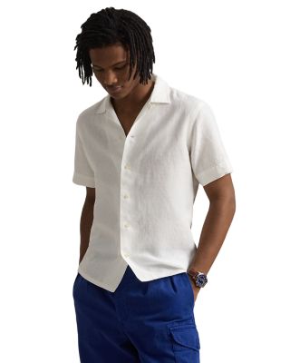 Polo Ralph Lauren - Polo Ralph Lauren Classic Fit Short-Sleeve Linen Camp Shirt