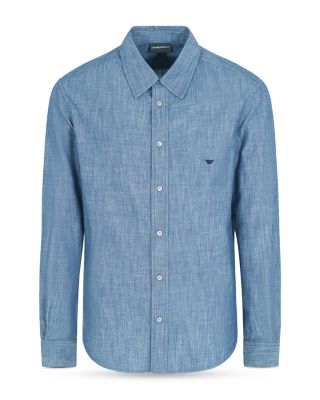 Chambray Regular Fit Button Down Shirt