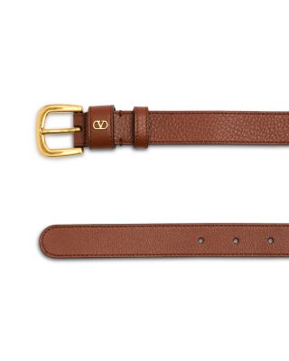 Men's VLogo Leather Belt