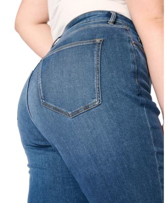 ASE Plus Stretch High Rise Straight Jean in Takeoff