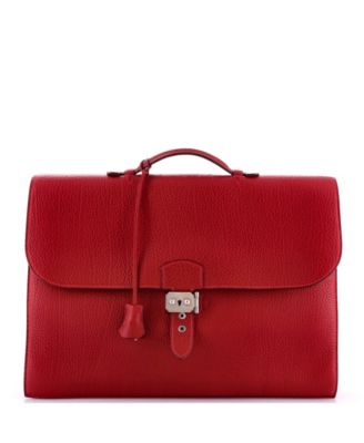 Pre-Owned HERMÈS - 41 Sac a Depeches Bag Fjord