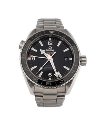 Pre-Owned Omega - Seamaster Planet Ocean 600M Co-Axial Chronometer GMT Automatic Watch in Stainless Steel 43mm