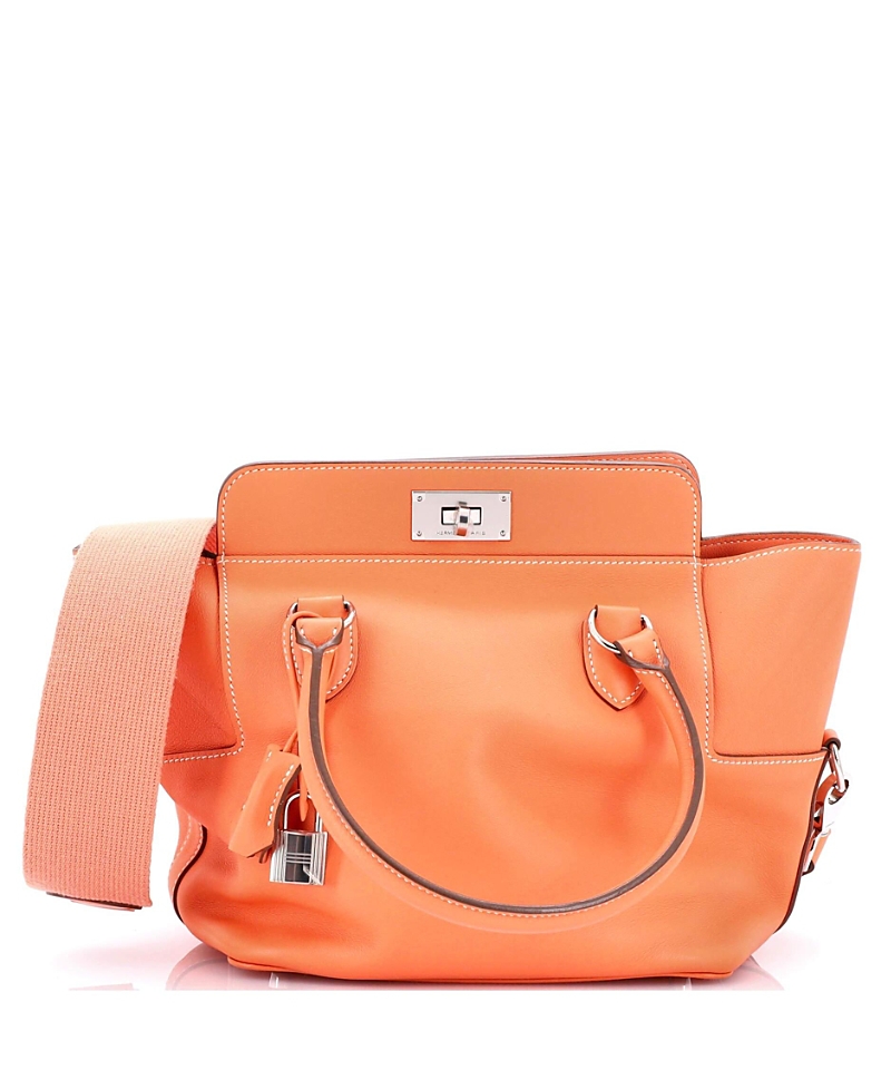 Pre-owned Pre-owned Hermes Hermes 20 Toolbox Bag Swift In Pink