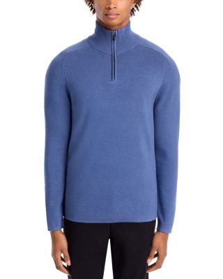 Tech Long Sleeve Quarter Zip Polo Sweater