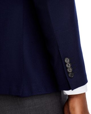 Capri Textured Solid Slim Fit Sport Coat