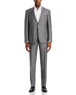 Canali Siena Sharkskin Tonal Windowpane Classic Fit Suit