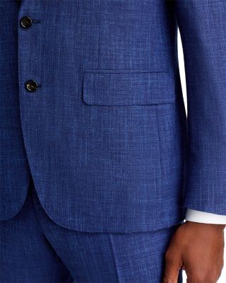 Canali Capri Wool, Silk & Linen M&eacute;lange Slim Fit Suit