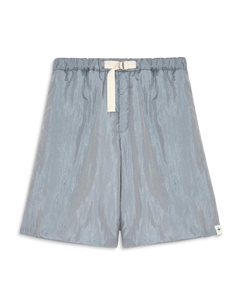 Jil Sander Drawstring Shorts In Pewter Blue