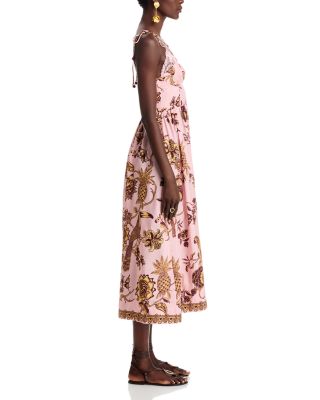 Tropical Landing Midi Dress