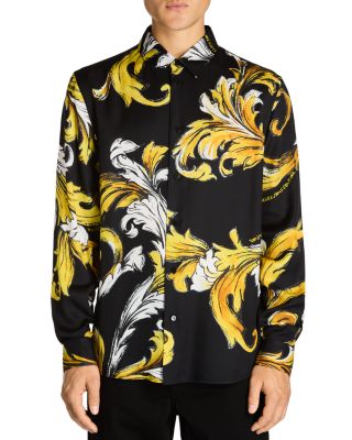Versace Jeans Couture - Barocco Print Regular Fit Twill Shirt