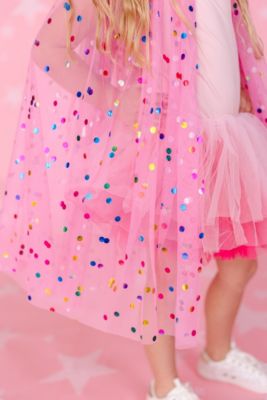 Girls' Confetti Cape - Little and Big Kid