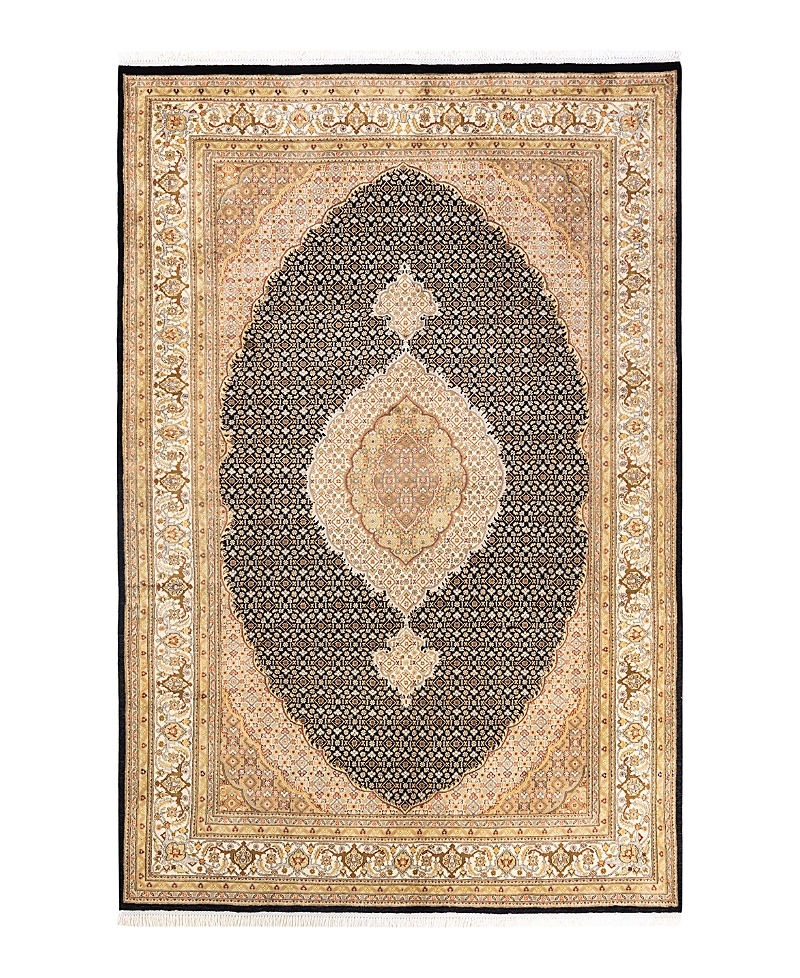 Bloomingdale's Mogul M1758 Area Rug, 6'1 X 9'2 In Black