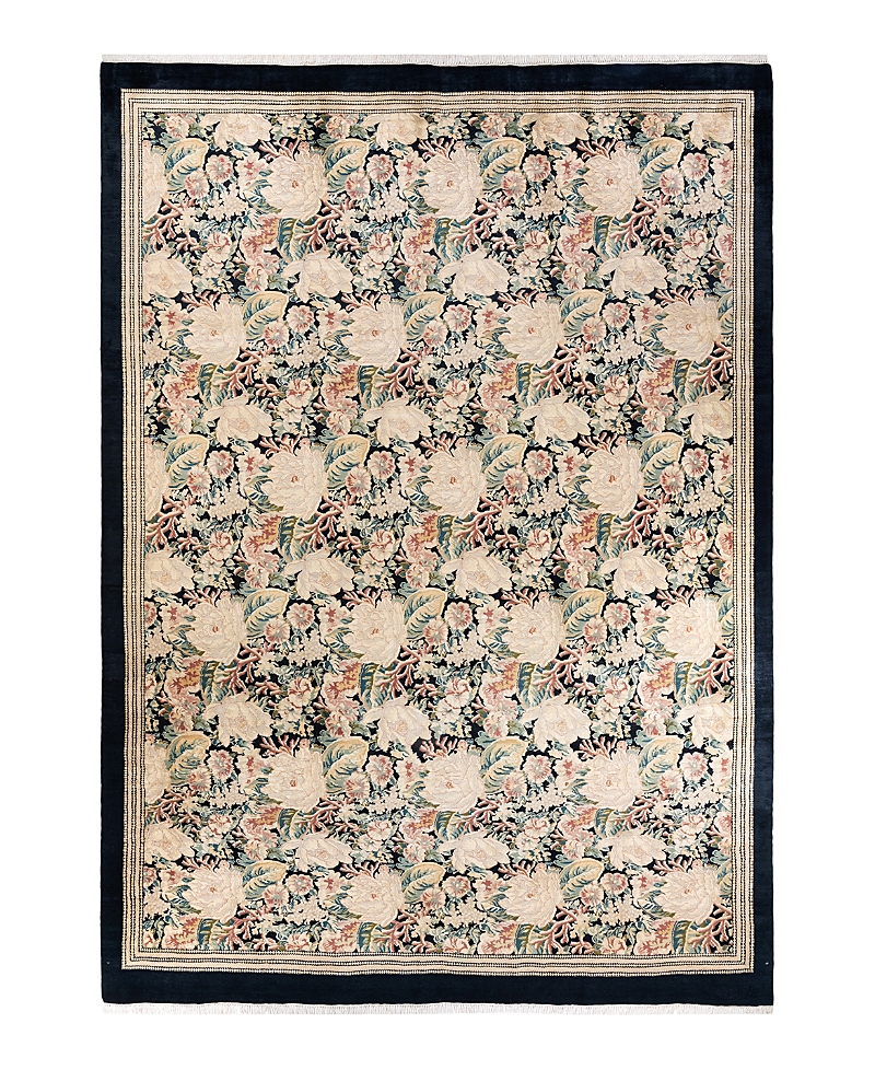 Bloomingdale's Mogul M1020 Area Rug, 9' X 12'7 In Black
