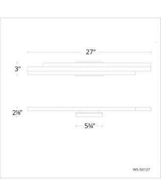  Tandem 27in 3000K LED Bath Vanity & Wall Light