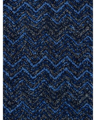 Azul Hooded Chevron Bathrobe