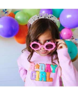 Girl Pastel Rainbow Birthday Girl Headband - Little Kid, Big Kid