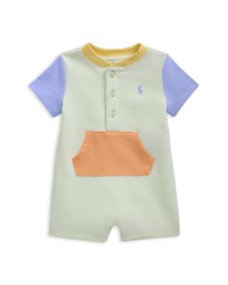 Ralph Lauren - Boys' Color Blocked Terry Henley Shortall - Baby
