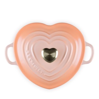 1.25 Qt. Shallow Heart Enameled Cast Iron Cocotte