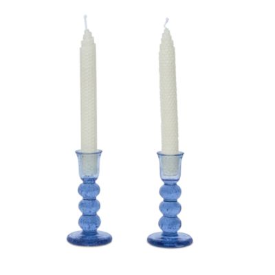 Provence 5" Candlestick, Set of 2