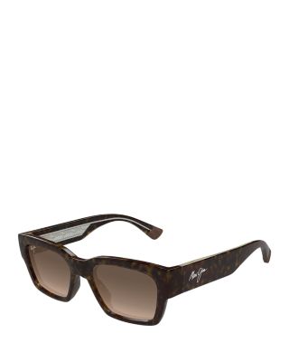 Maui Jim Kenui Rectangle Sunglasses, 53mm