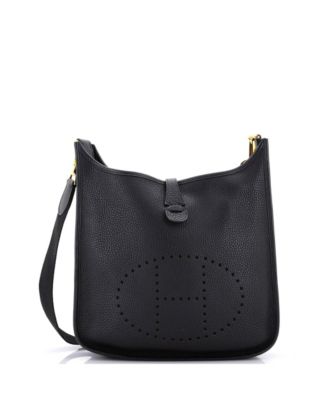 Pre-Owned Hermes Pm Evelyne Bag Gen Iii Clemence