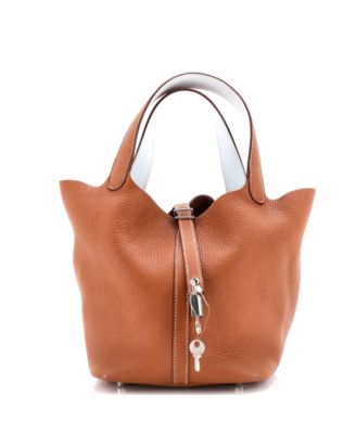 Pre-Owned Hermes Mm Eclat Picotin Lock Bag Clemence