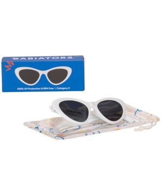 Wicked White Cat-Eye Sunglasses