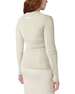 Georgian Slim Crewneck Wool Sweatshirt