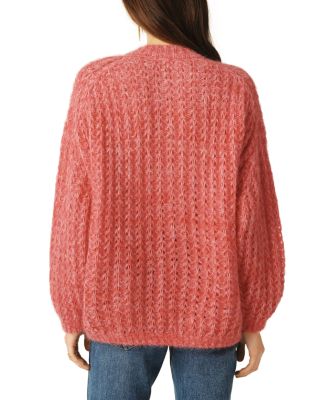 Bosic Round Neck Cardigan Sweater