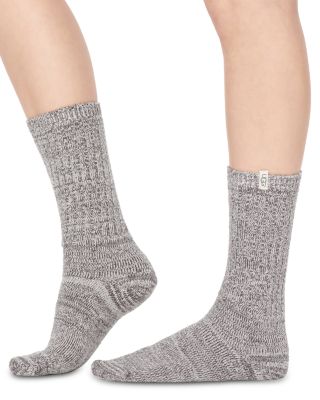 Rib Knit Crew Socks