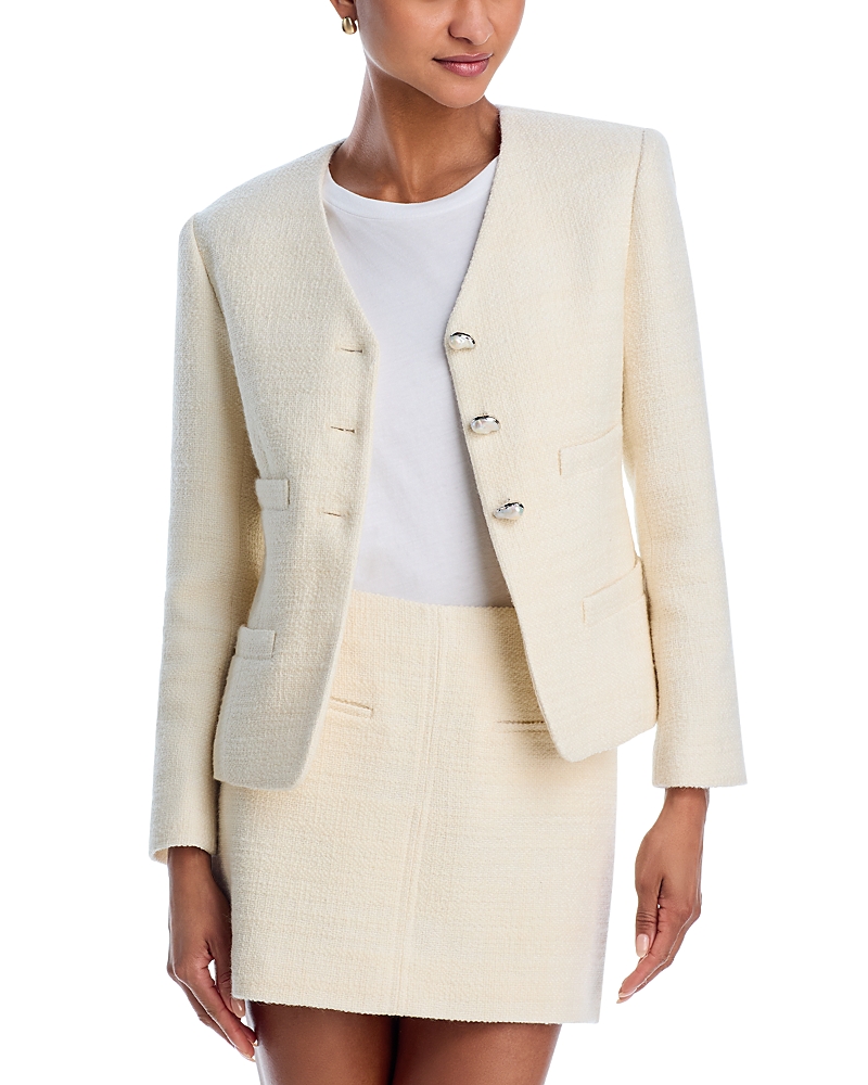 A.l.c A. L.c. Luca Tweed Blazer In Off White